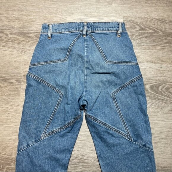 Revice Star Stitch Skinny Jeans Blue Denim Size 26 - Picture 7 of 9